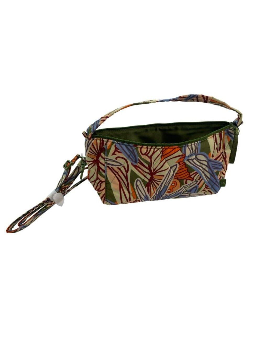 Vera Bradley Mini Slouchy Crossbody Bag Dragonfly Ultralight Quilted Floral NWT - Picture 3 of 8
